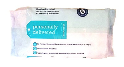 Personally Delivered Personal Wipes